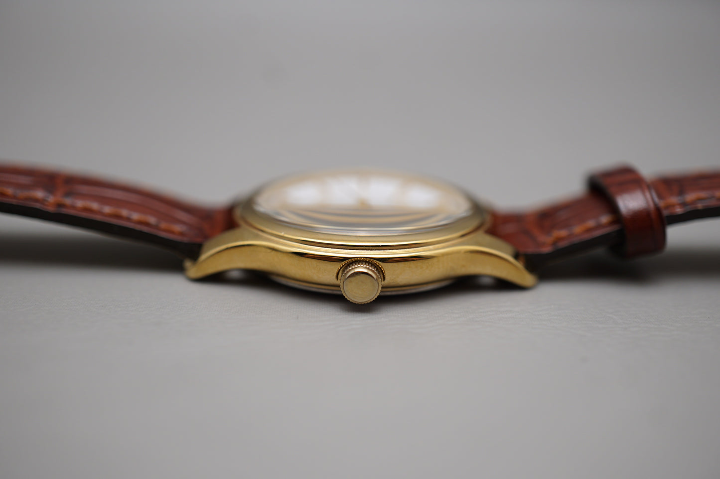 Seiko Selection SSXP002 7N01 Gold Tone White Dial Quartz Ladies Watch