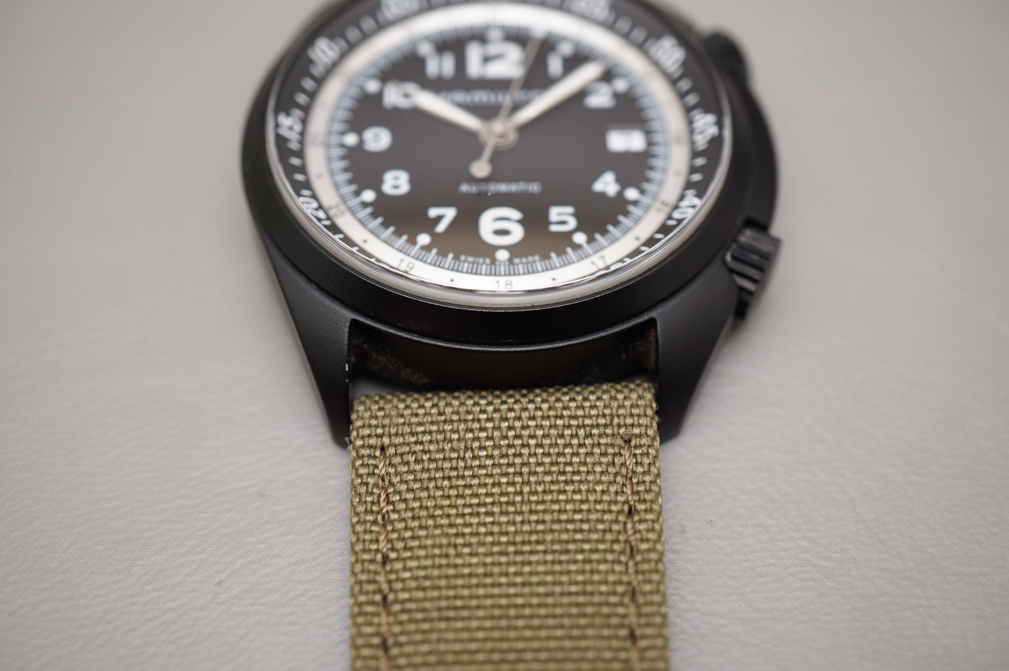 Hamilton Khaki Aviation H80485835 Pilot Pioneer Black Aluminum Automatic Watch