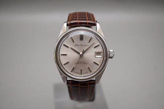 Vintage 1966 Seiko Sportsman 6602-7030 Seahorse Back Handwound Mechanical Watch