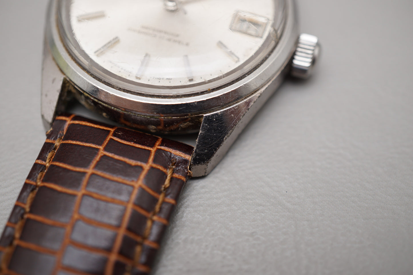 Vintage 1966 Seiko Sportsman 6602-7030 Seahorse Back Handwound Mechanical Watch