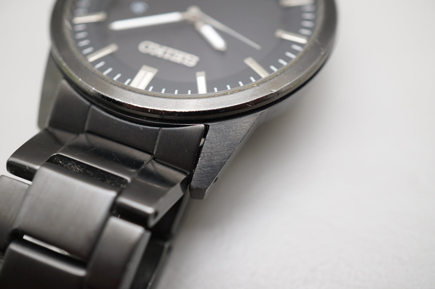 Seiko Spirit SBPN075 V147 Black Tone JDM Solar Quartz Watch