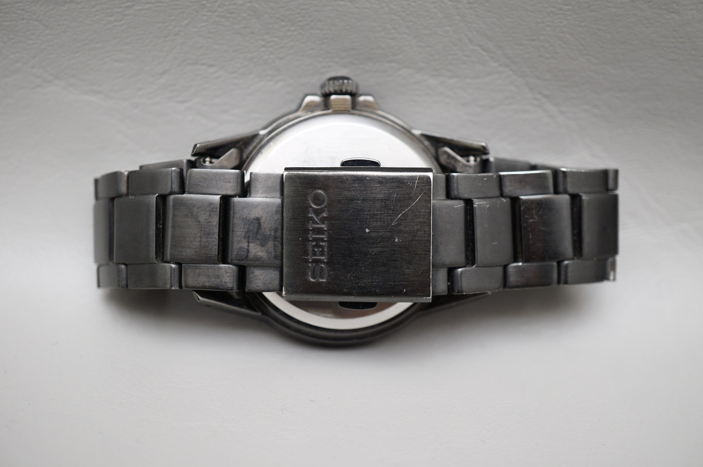 Seiko Spirit SBPN075 V147 Black Tone JDM Solar Quartz Watch