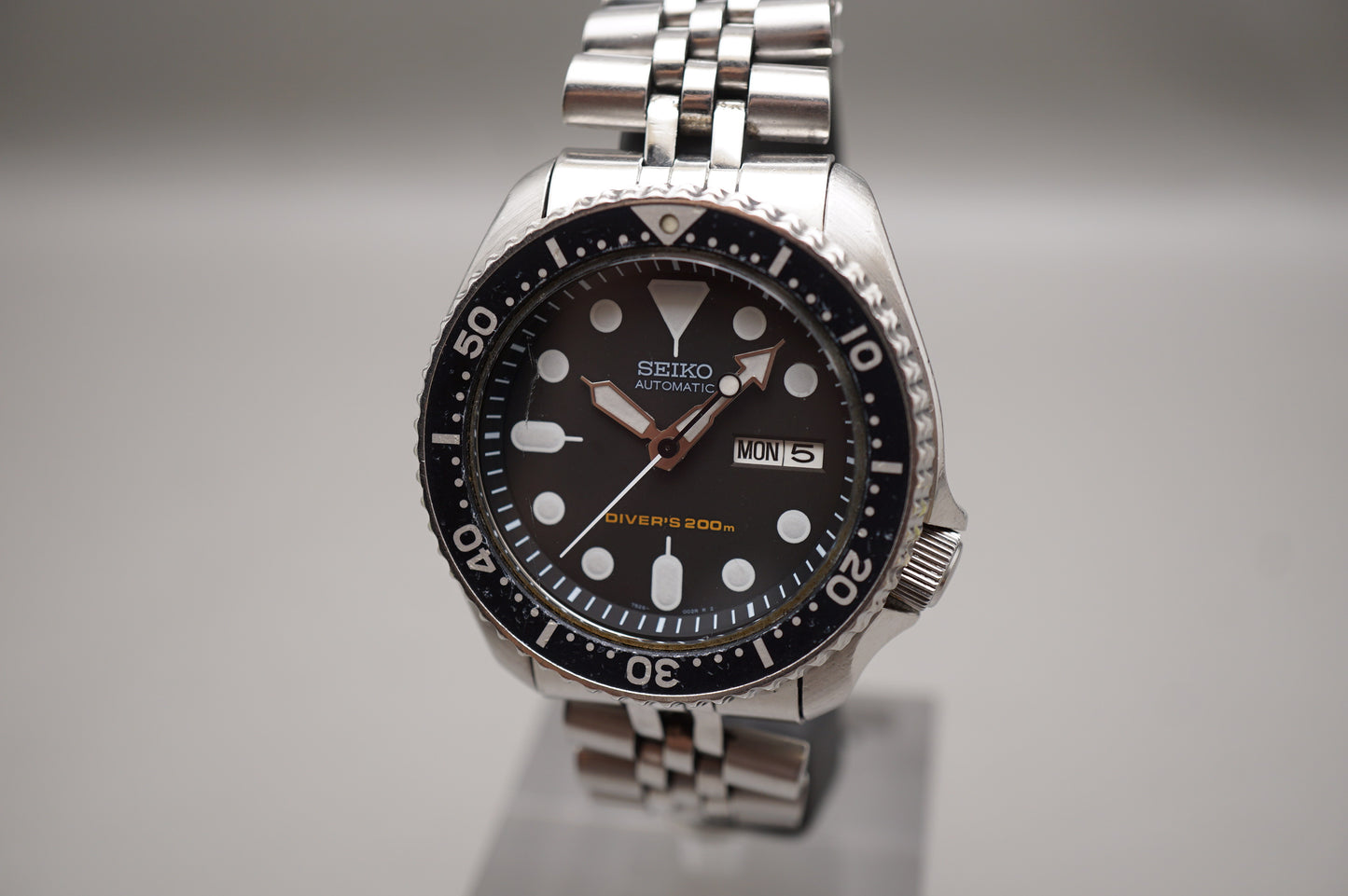 Seiko SKX007 7S26 Black Dial Divers 200M Automatic Watch Original Condition