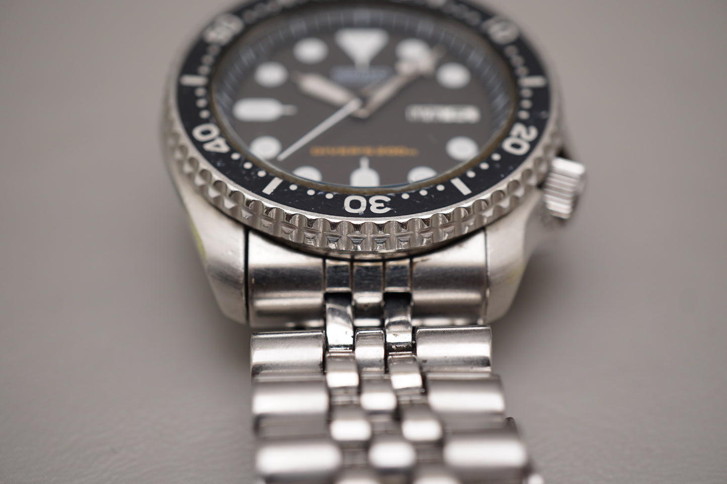 Seiko SKX007 7S26 Black Dial Divers 200M Automatic Watch Original Condition
