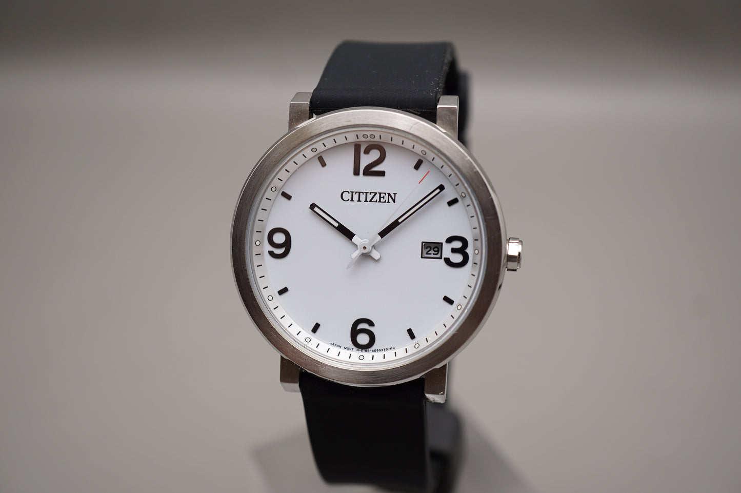 Citizen Eco-Drive E168-S064643 White Dial Field Style Solar Quartz Watch