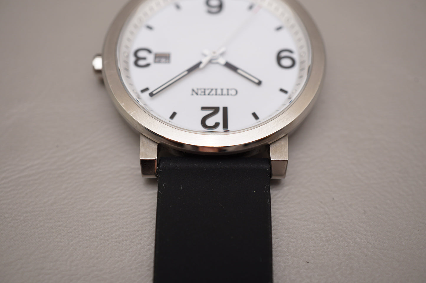 Citizen Eco-Drive E168-S064643 White Dial Field Style Solar Quartz Watch