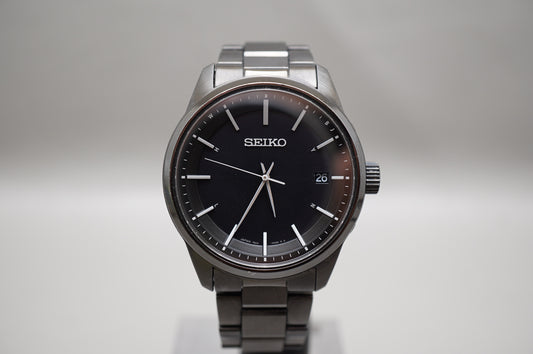Seiko Selection SBTM257 7B24 Black Tone Radio Wave JDM Solar Quartz Watch