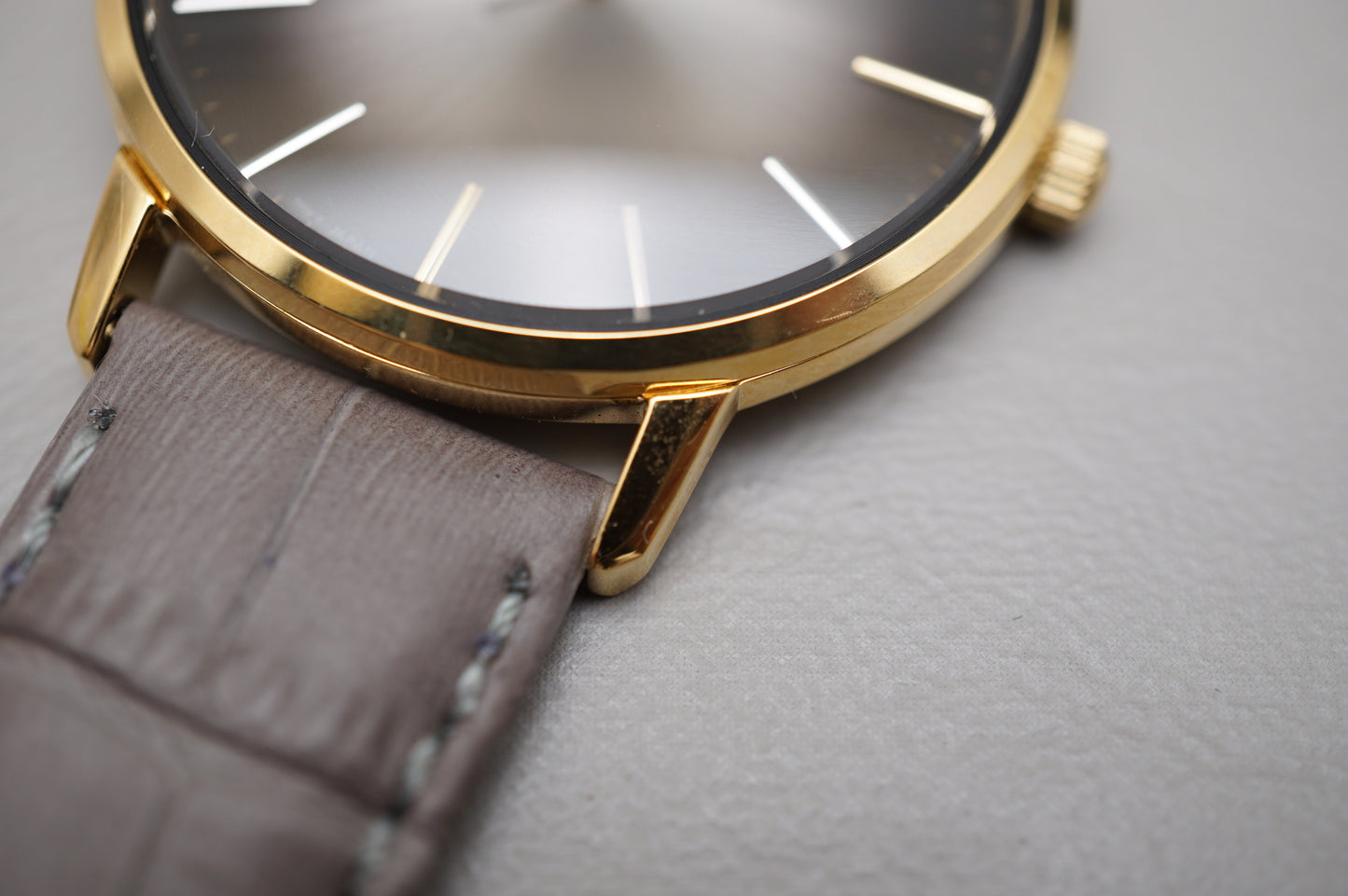 Seiko Selection SCXP144 7N01 Nano Universe Gold Feather Reissue Quartz Watch