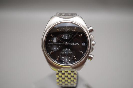 Seiko Alba Deua V657-6040 Black Dial Quartz Chronograph Watch