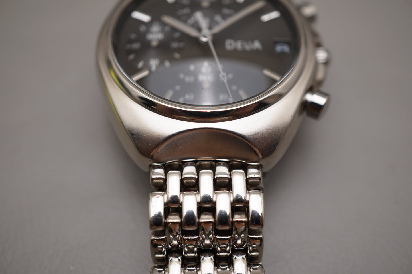 Seiko Alba Deua V657-6040 Black Dial Quartz Chronograph Watch