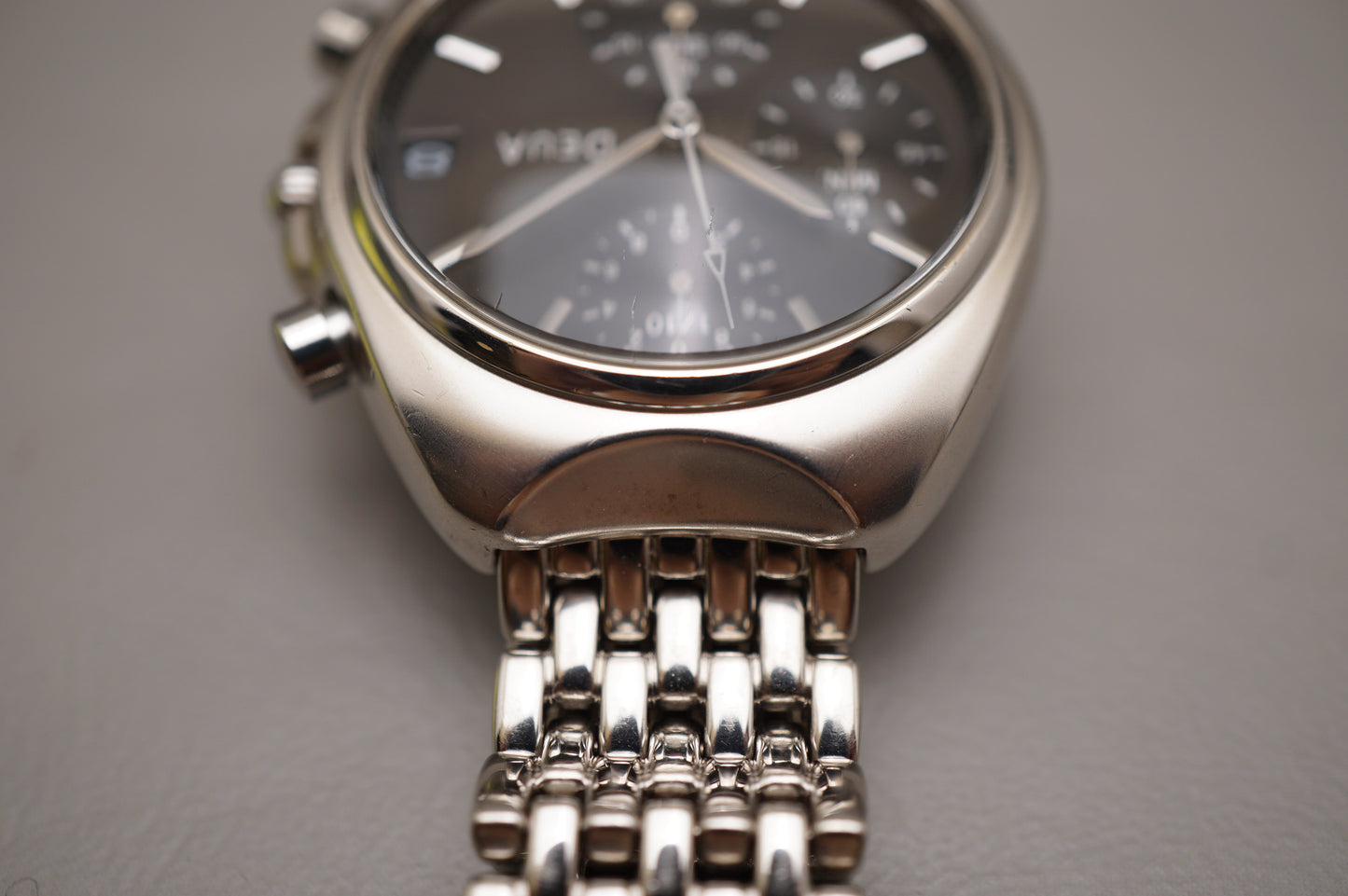 Seiko Alba Deua V657-6040 Black Dial Quartz Chronograph Watch