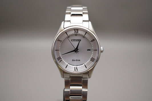 Citizen Eco-Drive H0F0-S114152 Silver Dial Radio Wave Solar Quartz Ladies Watch