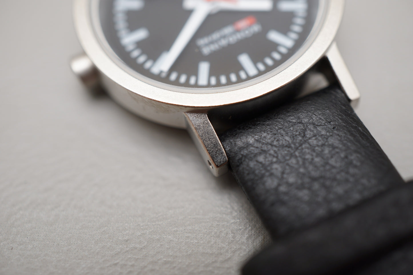 Unworn Mondaine 26MM Black Dial Ladies Eco Quartz Swiss Railways Watch