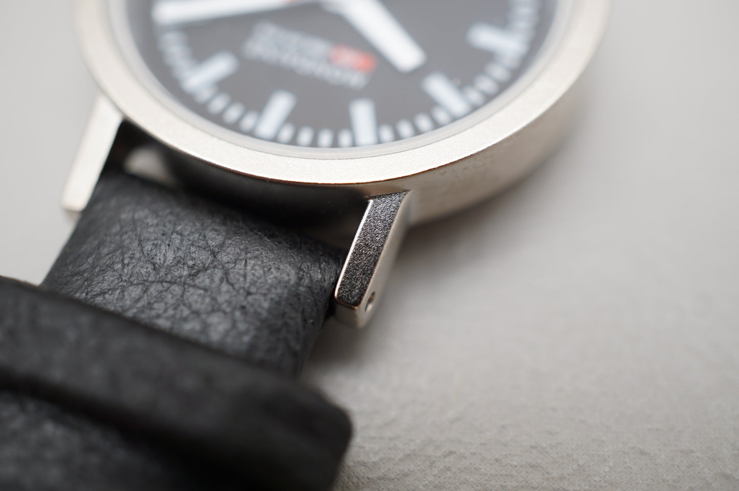 Unworn Mondaine 26MM Black Dial Ladies Eco Quartz Swiss Railways Watch
