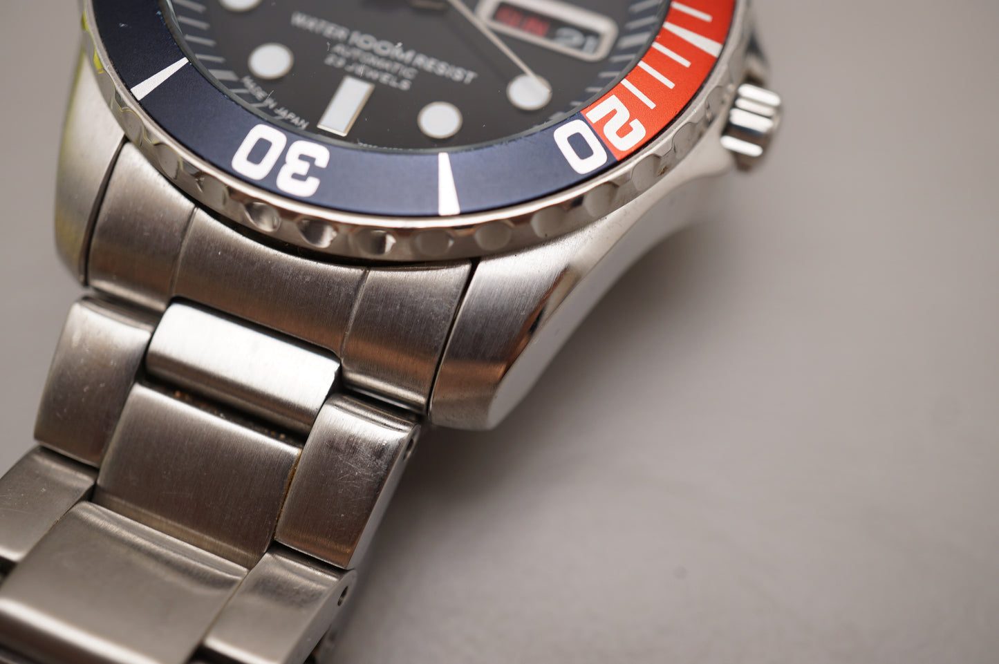 Seiko 5 Sports SNZF15J1 7S36 Pepsi Sea Urchin 100M Automatic Watch