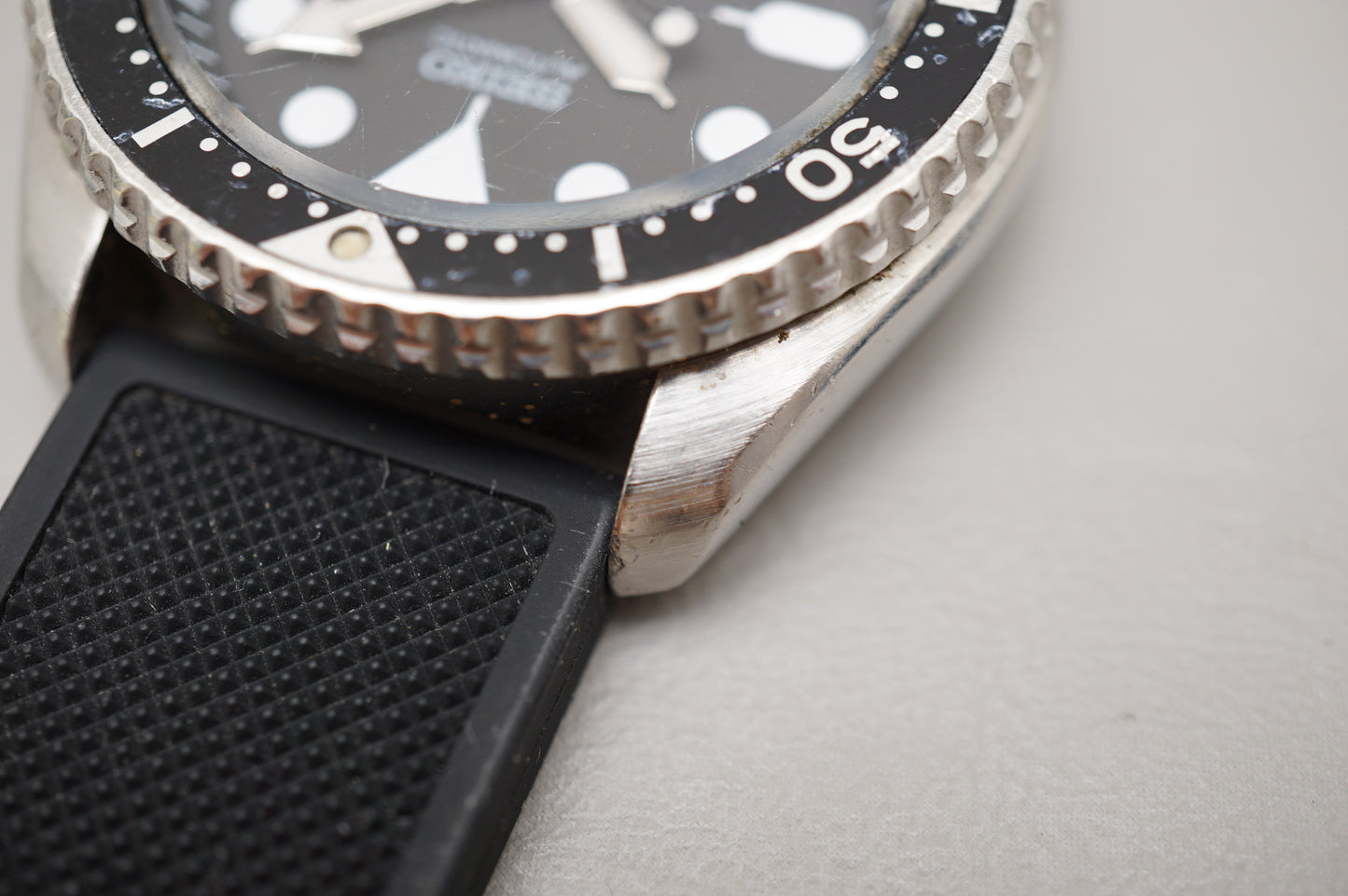 Seiko SKX007 7S26 Black Dial Divers 200M Automatic Watch Original Condition