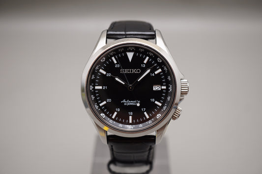 Seiko SARG003 6R15 Rare Black Dial Alpinist Automatic Watch