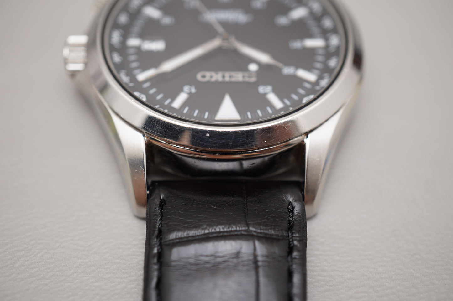 Seiko SARG003 6R15 Rare Black Dial Alpinist Automatic Watch