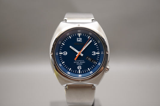 Seiko S-Wave SKX259 7S26 Blue Dial Automatic Watch Rare Original Bracelet READ