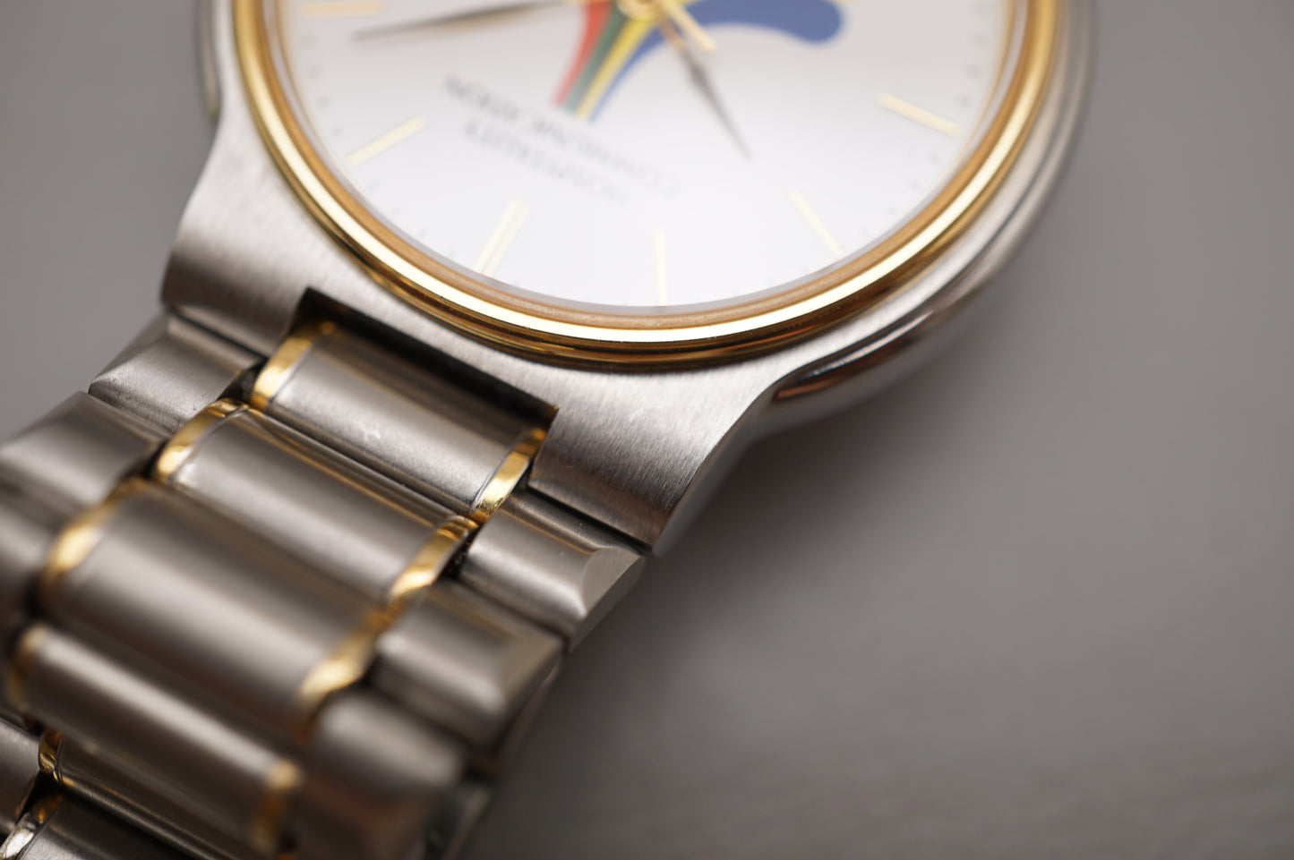 Vintage 1998 Seiko 5P31-6A50 Nagano Olympics Hospitality Two Tone Quartz Watch