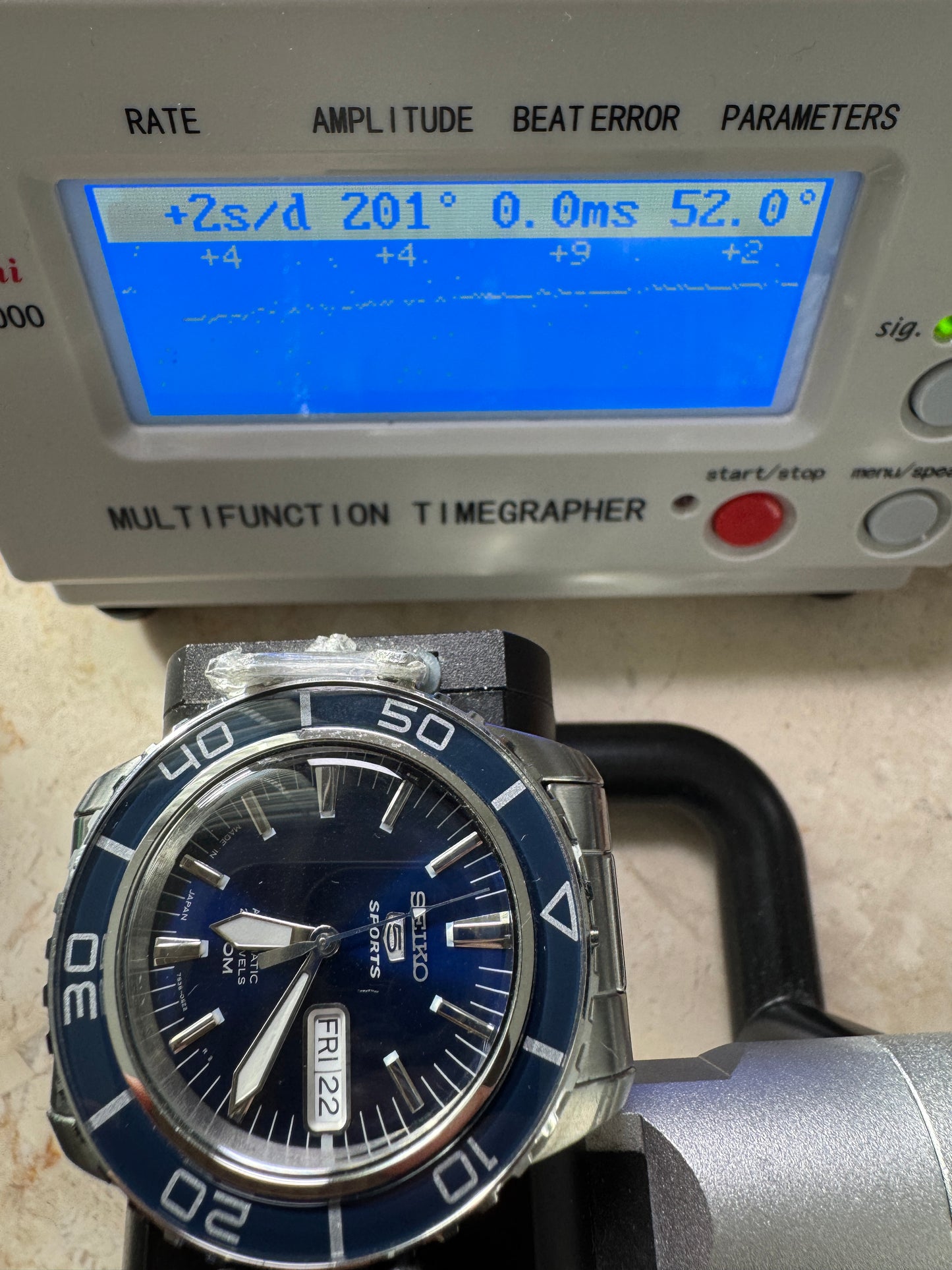 Seiko 5 Sports SNZH53J1 7S36 Fifty Five Fathoms Blue Dial Automatic Watch