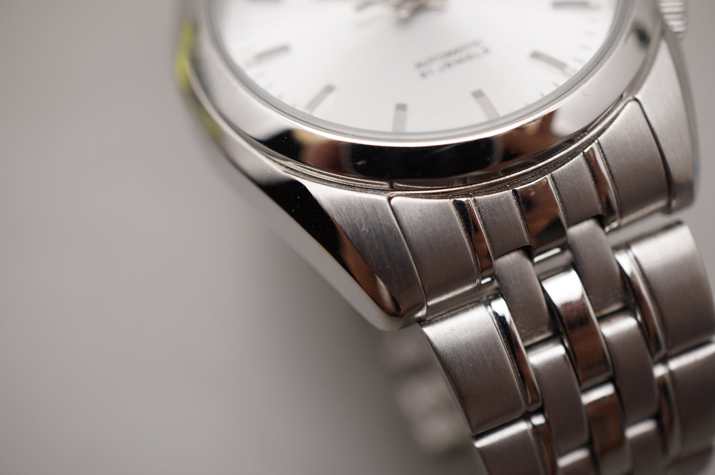 Seiko 5 SNK355K1 7S26 Silver 5 Motif Dial Automatic Watch