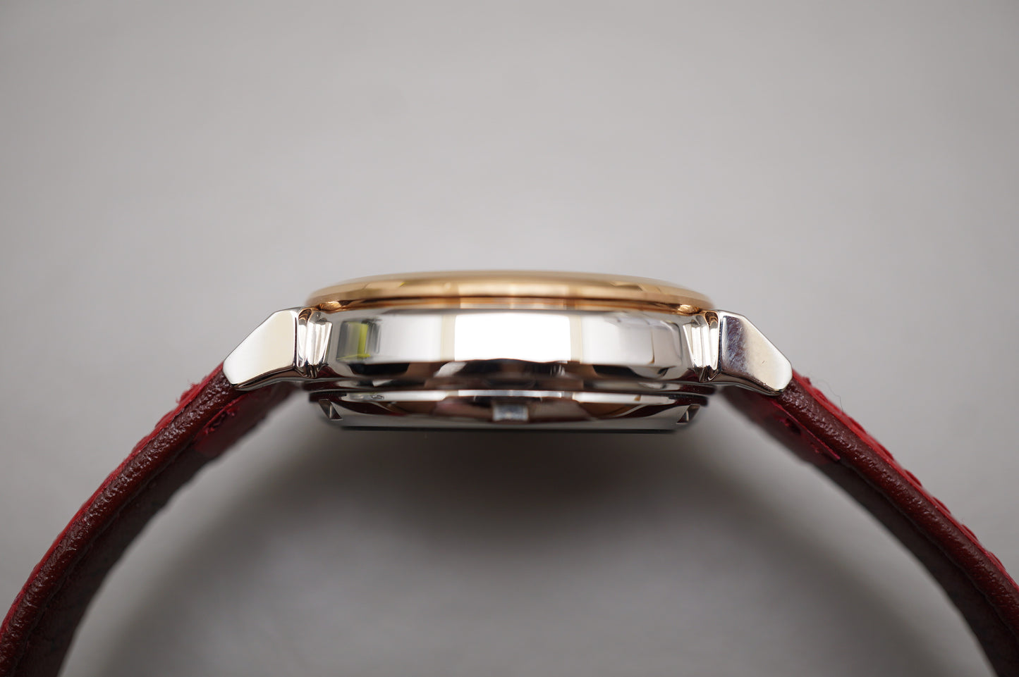 Seiko Lukia SSVM012 4R38 Rose Gold Two Tone Open Heart Ladies Automatic Watch