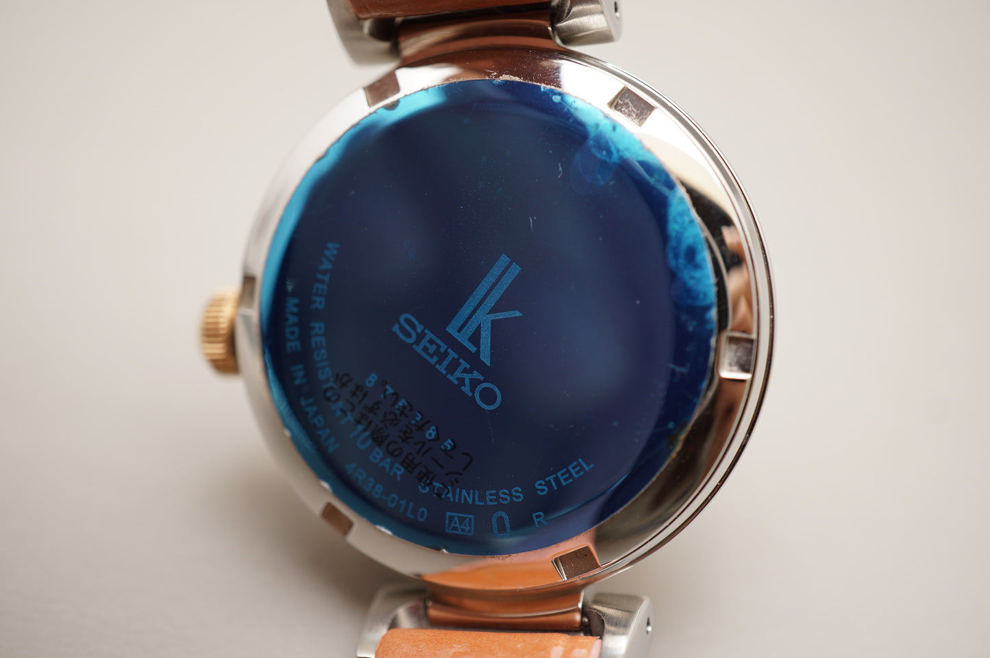 Seiko Lukia SSVM048 4R38 Rose Gold Two Tone Open Heart Ladies Automatic Watch