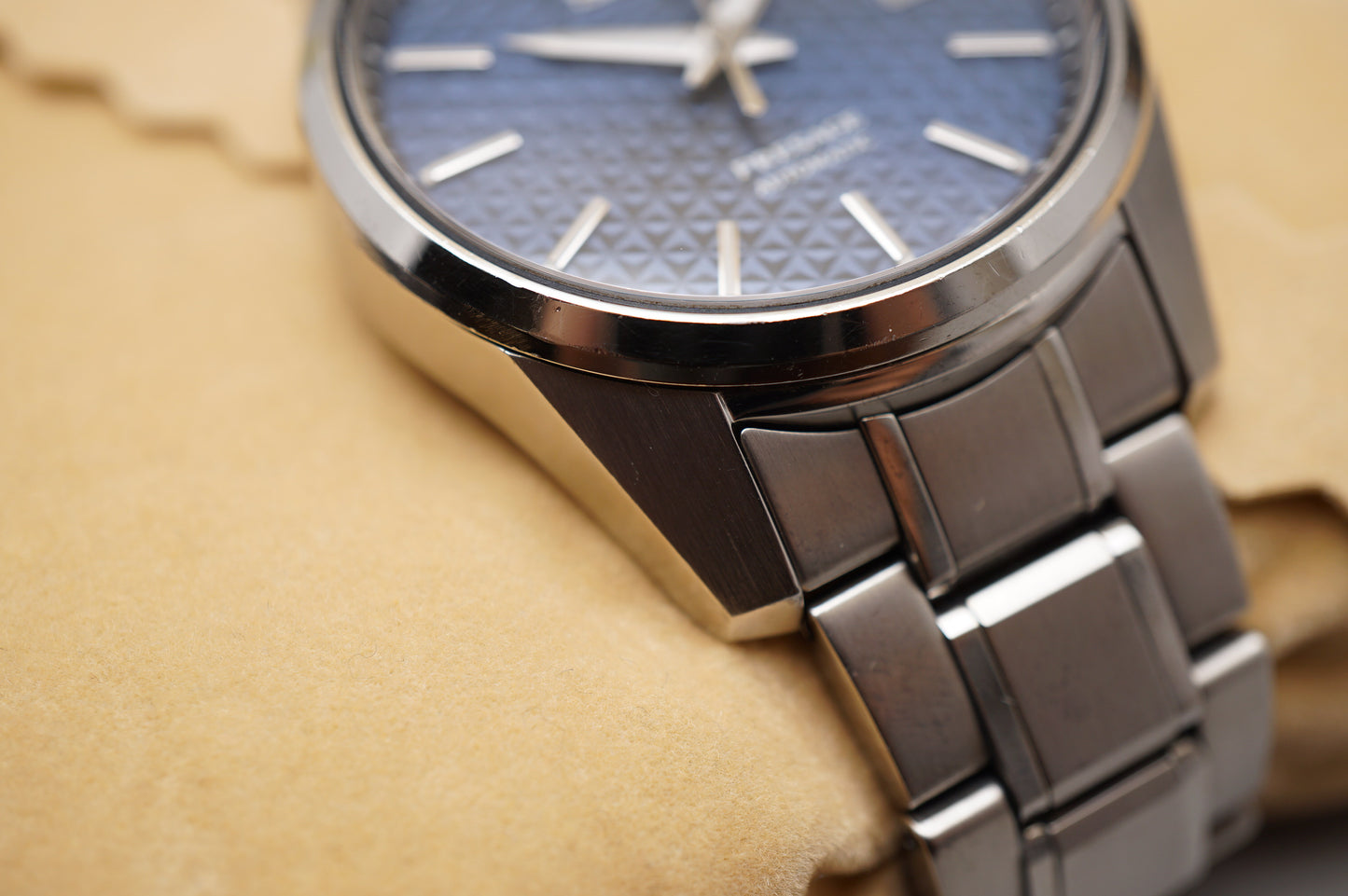 Seiko Presage SARX077 6R35 Sharp Edged Blue Dial Automatic Watch