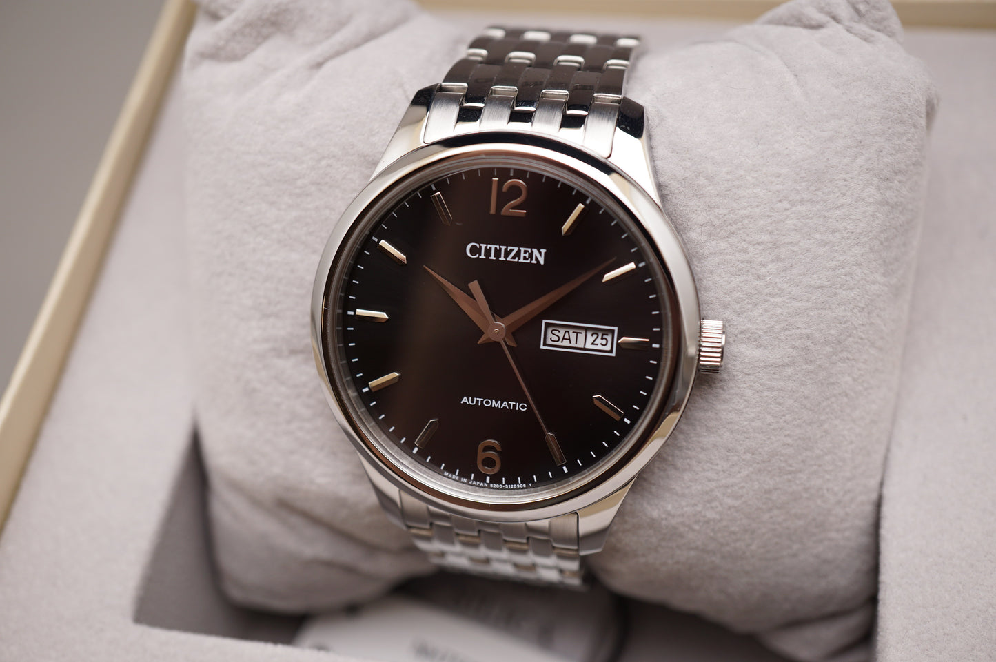 Citizen NH7500-53EB Black Dial 40mm Automatic Watch Made in Japan