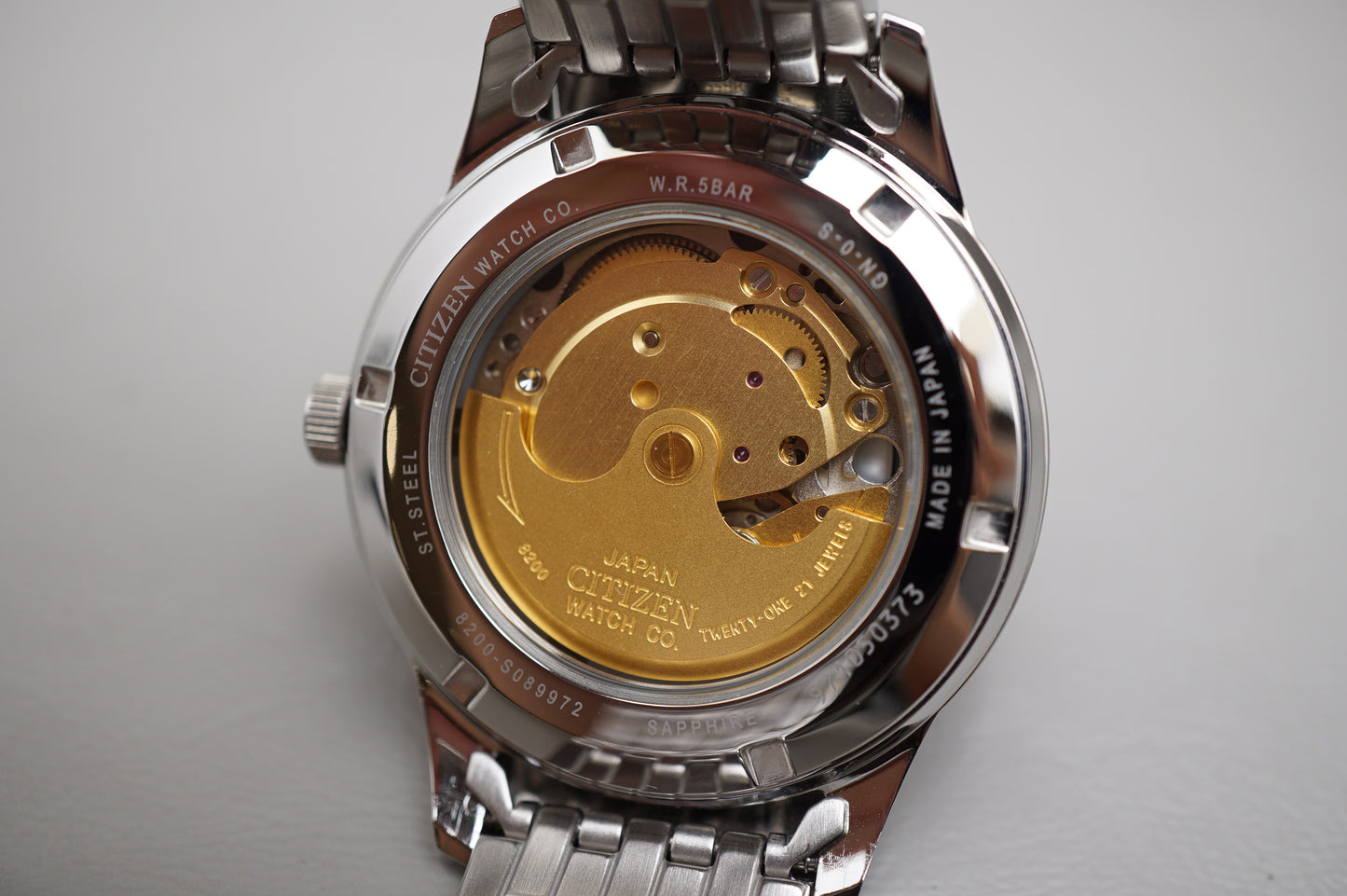 Citizen NH7500-53EB Black Dial 40mm Automatic Watch Made in Japan
