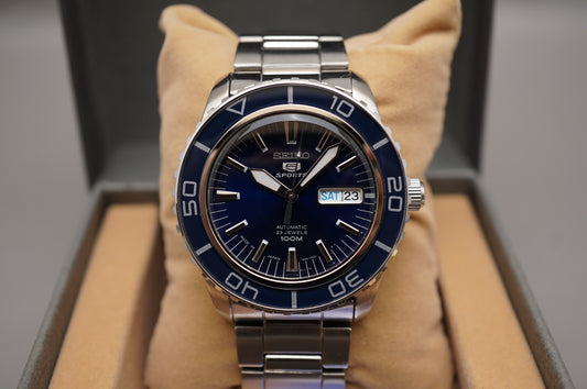 Seiko 5 Sports SNZH53J1 7S36 Fifty Five Fathoms Blue Dial Automatic Watch