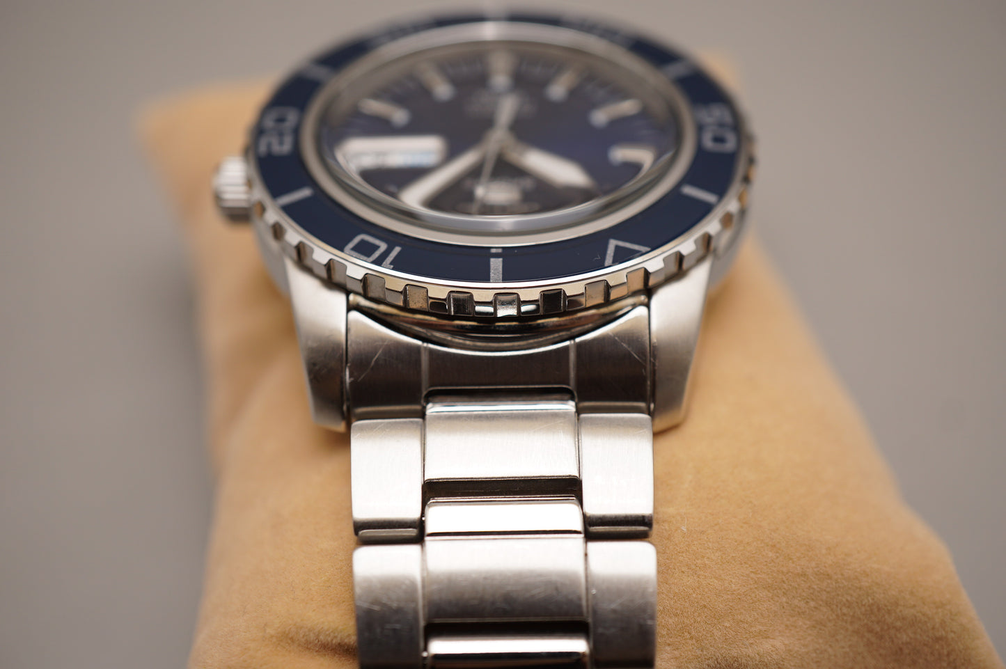 Seiko 5 Sports SNZH53J1 7S36 Fifty Five Fathoms Blue Dial Automatic Watch
