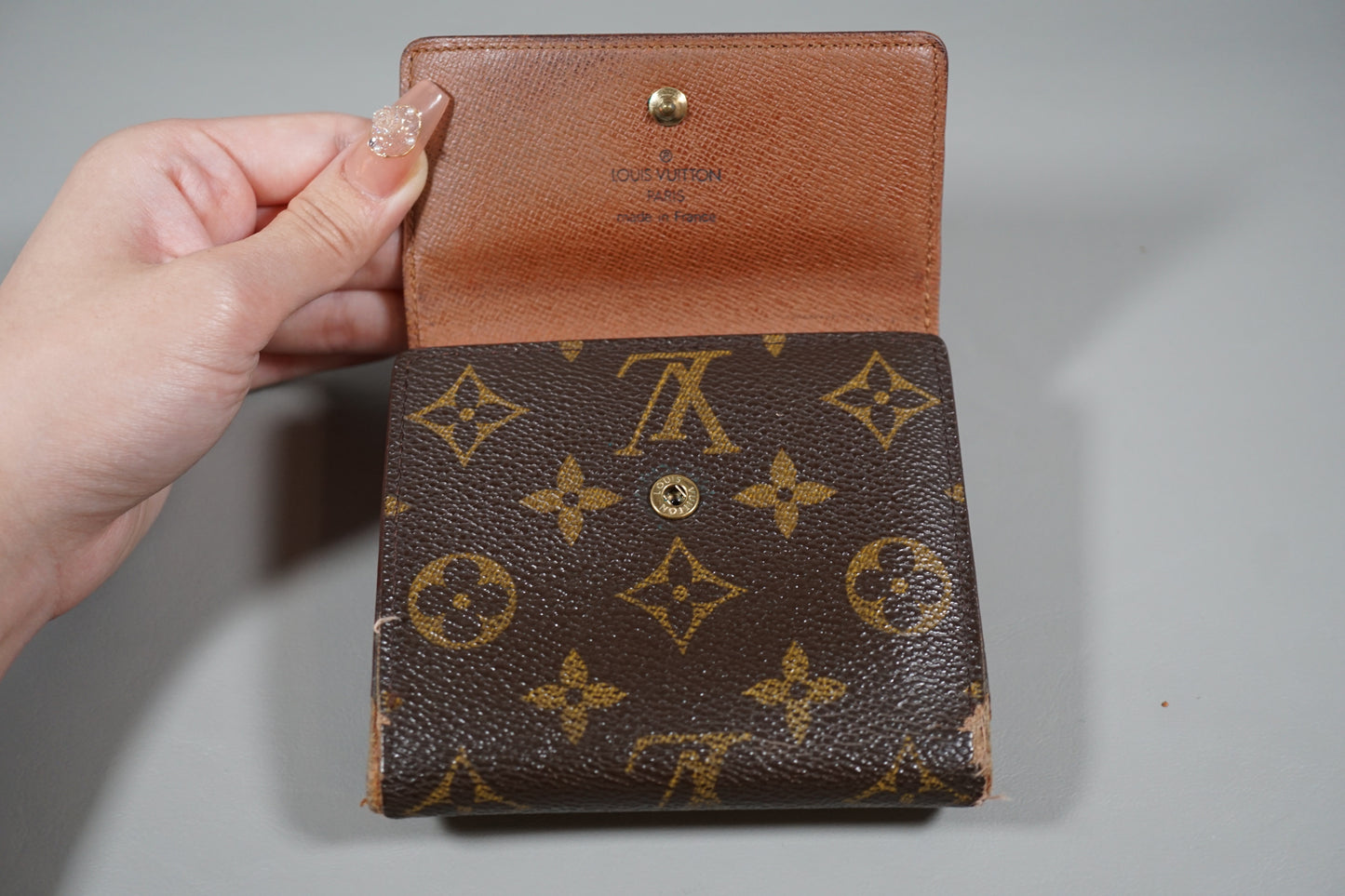 Louis Vuitton M61652 Monogram Porte Monnaie Billet Carte Credit Wallet