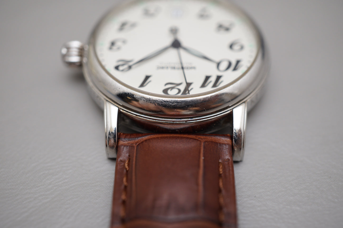 Montblanc Meisterstuck 7042 Guilloche White Dial Automatic Swiss Watch