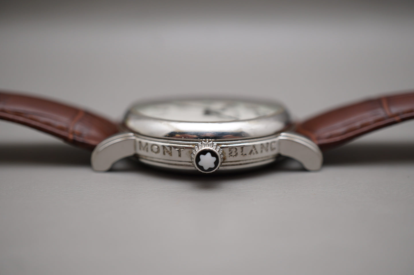 Montblanc Meisterstuck 7042 Guilloche White Dial Automatic Swiss Watch