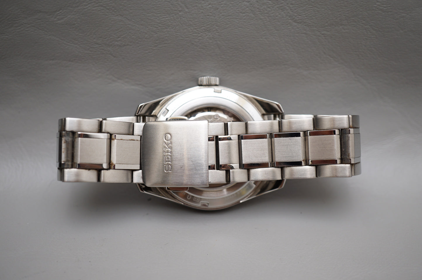 Seiko Presage SARX097 6R38 Sharp Edged White Dial Open Heart Automatic Watch