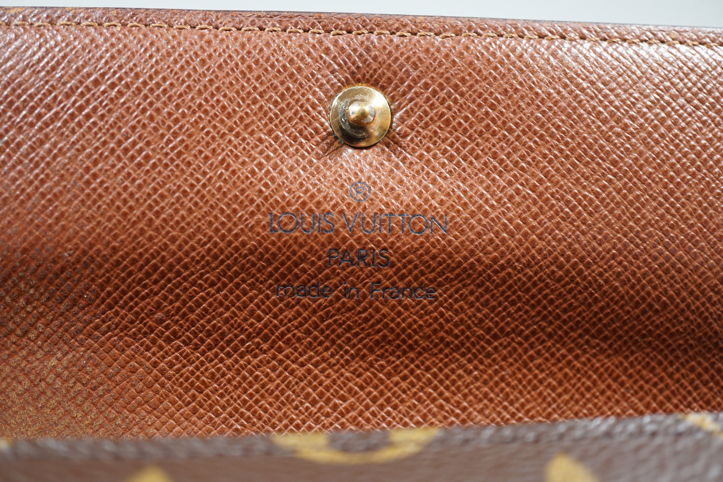 Louis Vuitton M61202 Monogram Porte Tresor Etui Papier Wallet