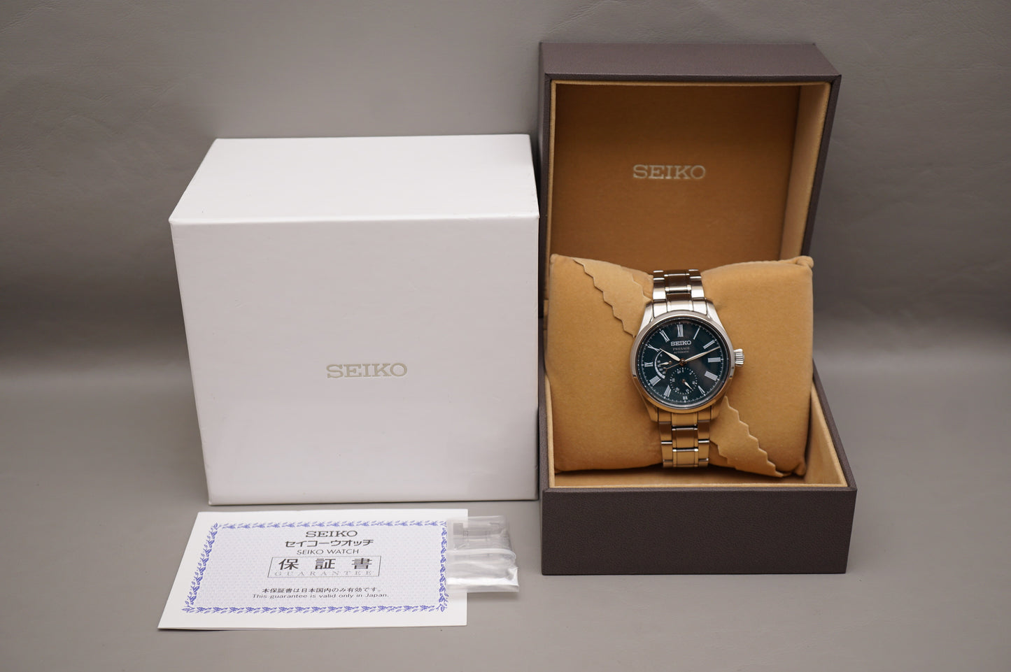 Seiko Presage SARW059 6R27 Enamel Green Dial Boutique Edition Automatic Watch