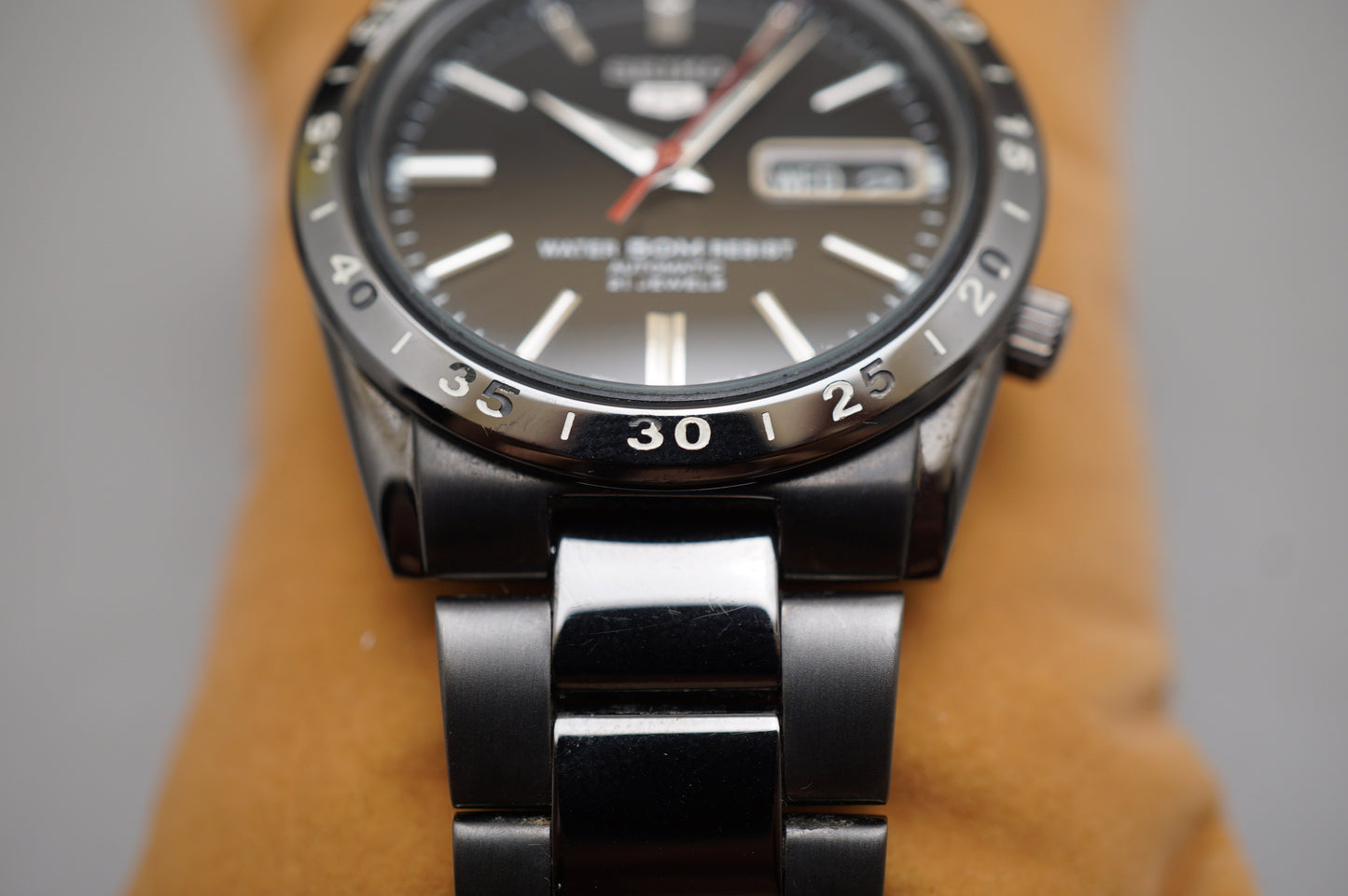 Seiko 5 Sports SZEN008 7S26 Black Dial Japan Made Automatic Watch Needs Repair