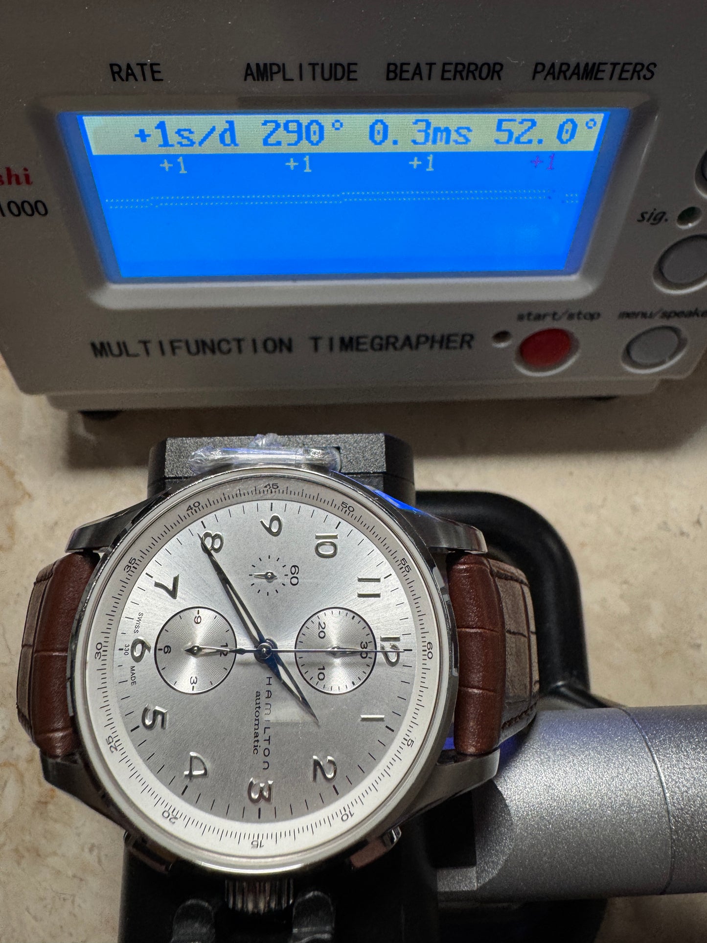 Hamilton Jazzmaster Maestro H32716853 Silver Dial Automatic Chronograph Watch