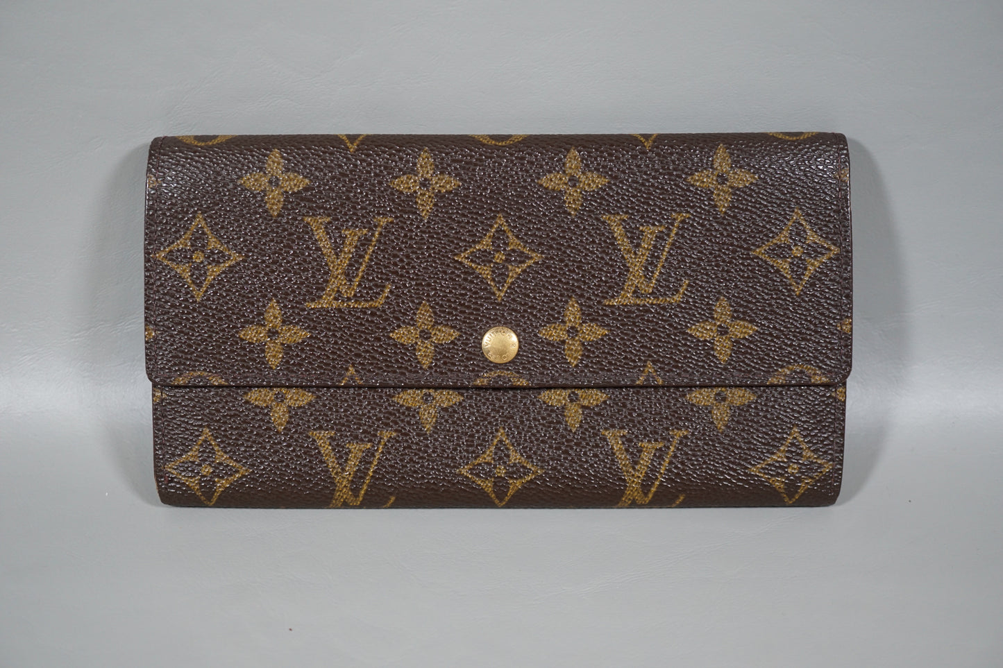 Louis Vuitton M61725 Monogram Porte Monnaie Credit Long Wallet