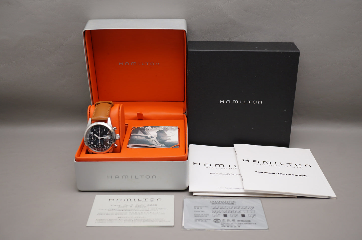 Hamilton Khaki Field H71416533 Black Dial 38mm Automatic Chronograph Swiss Watch