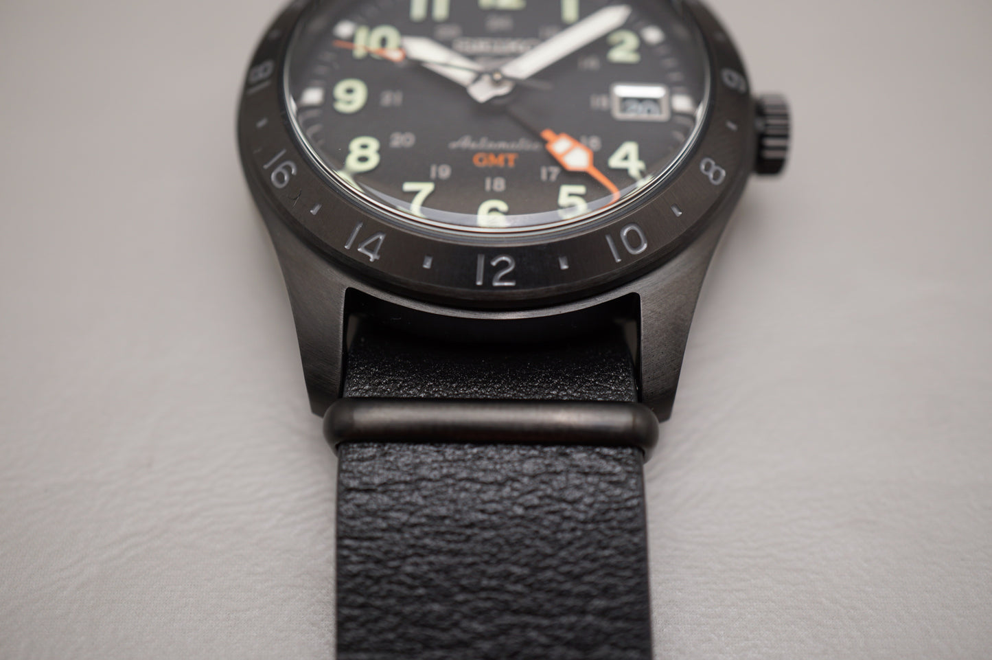 New Unworn Seiko 5 Sports SBSC013 4R34 Blackout Field Style GMT Automatic Watch