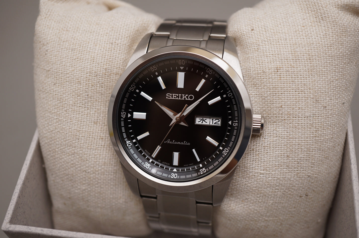 Seiko Selection SARV003 4R36 Black Dial JDM Automatic Watch