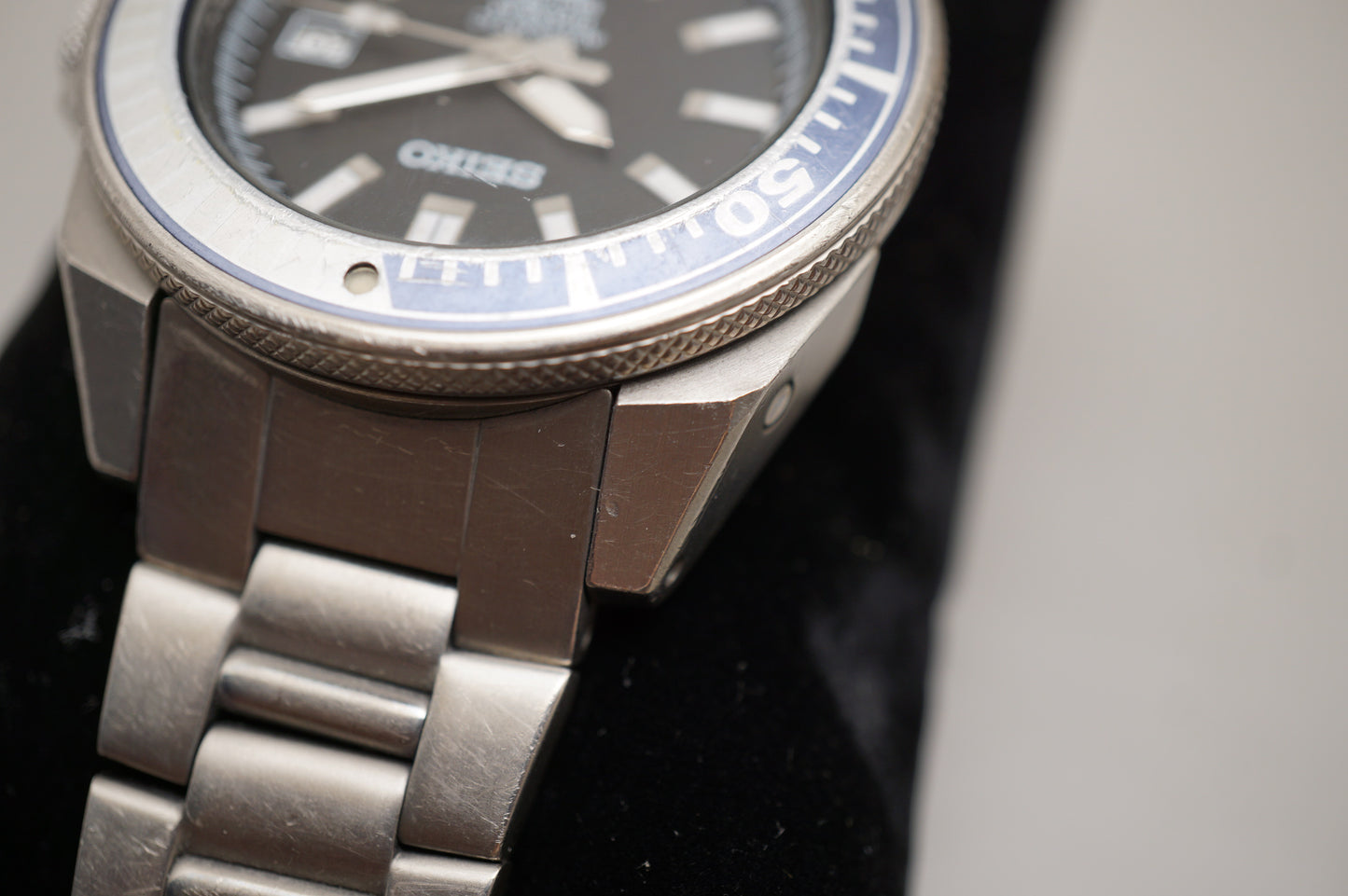 Seiko Prospex SBDA001 7S25 Black Dial Titanium First Samurai Automatic Watch