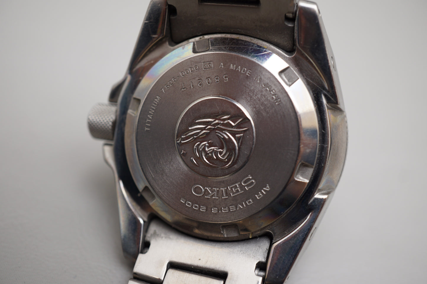 Seiko Prospex SBDA001 7S25 Black Dial Titanium First Samurai Automatic Watch