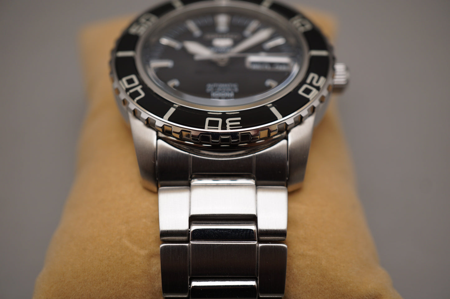Seiko 5 Sports SNZH55J1 7S36 Fifty Five Fathoms Black Dial Automatic Watch