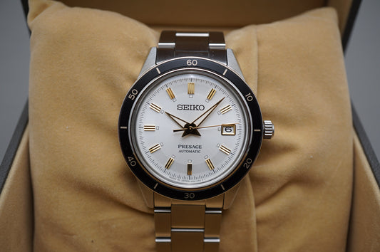 Seiko Presage SARY193 4R39 Style 60S White Dial Automatic Watch