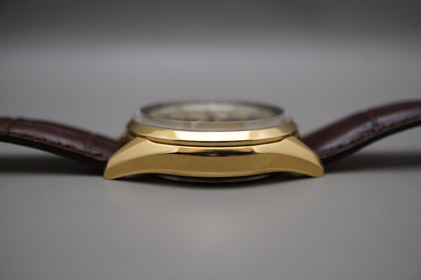 Citizen Eco-Drive CA0452-01P Panda Dial Gold Tone Solar Quartz Watch